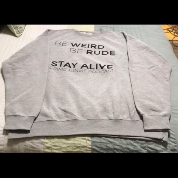 Crime Junkie Podcast Tops - Crime Junkie Crewneck Sweatshirt